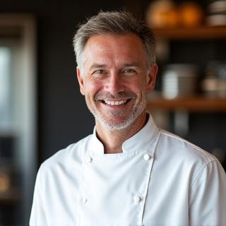 Portrait von Küchenchef Marc Gruber